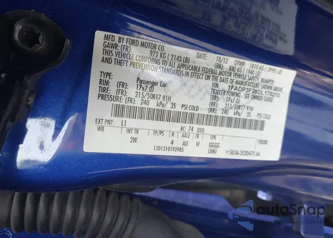 2013 Ford Focus Se from USA, damaged, VIN 1FADP3F28DL178210